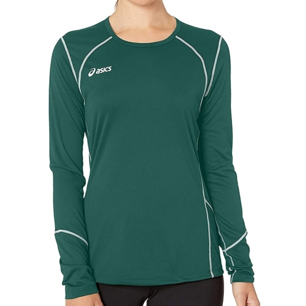 ASICS Womens Athletic Volleycross Long Sleeve Jersey T-shirt